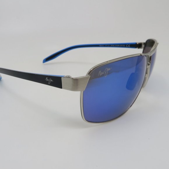 Maui Jim THE BIRD MJ835-17A Chrome/Blue Hawaii/Black-Blue Polarized Sung… - Picture 4 of 8